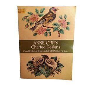 Dover Anne Orr’s Charted Designs 200 Designs 100 In Color Needlework 1978